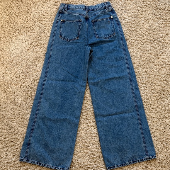 Pilcro Wide Leg Jeans Size 28 - Picture 4 of 5